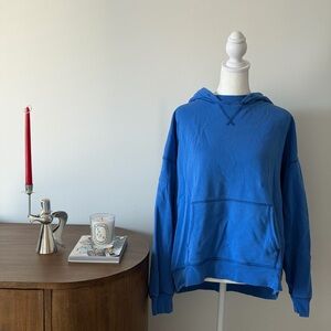 American Eagle Outfitters Royal Blue Hooded Sweatshirt